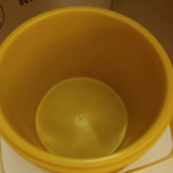 Mid Century Modern Retro Bee Plastics Ice Bucket Cooler Yellow Gold White E1 - Picture 4 of 4